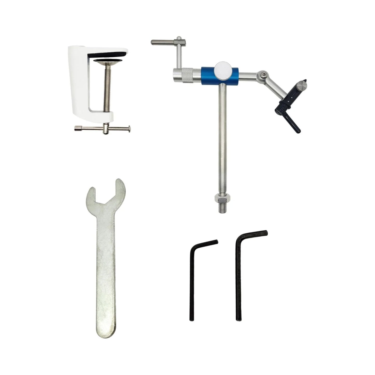 Rotary Fly Tying Vise with 360 Degree Rotation and Steel Hardened Jaw U455