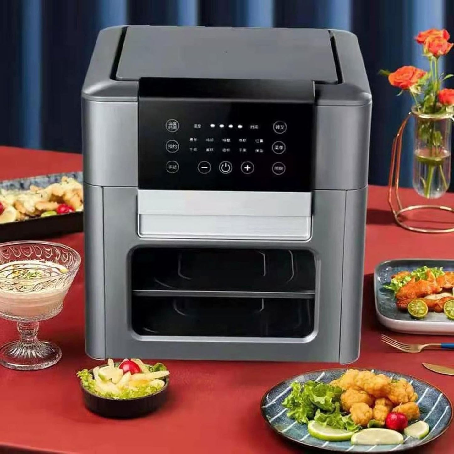 12L Air Fryer Oven with Rotisserie and Dehydrator Q337