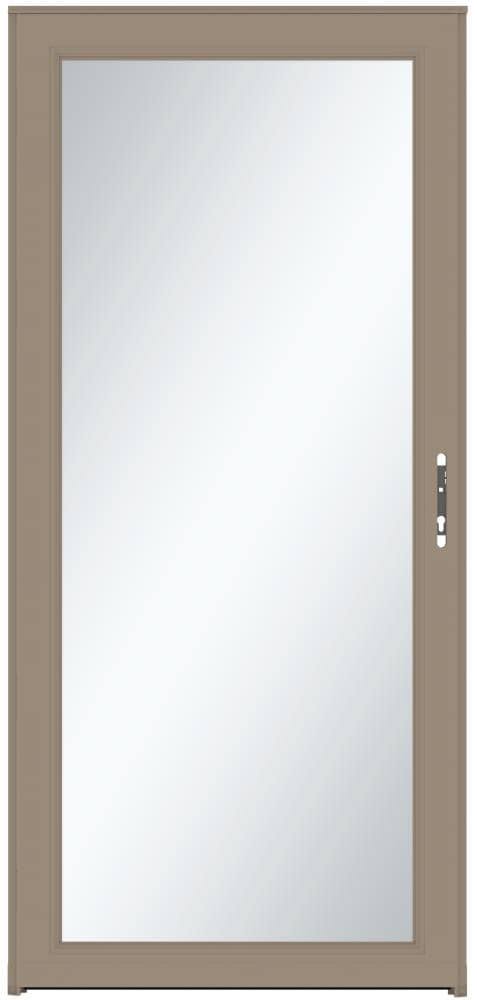 Larson Signature Classic 36-in x 81-in Sandstone Full-view Aluminum Storm Door in Brown | 14904092