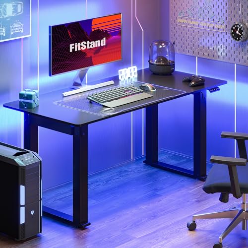 Standing Desk with Dual Motor, 63x30 inches, White Y935