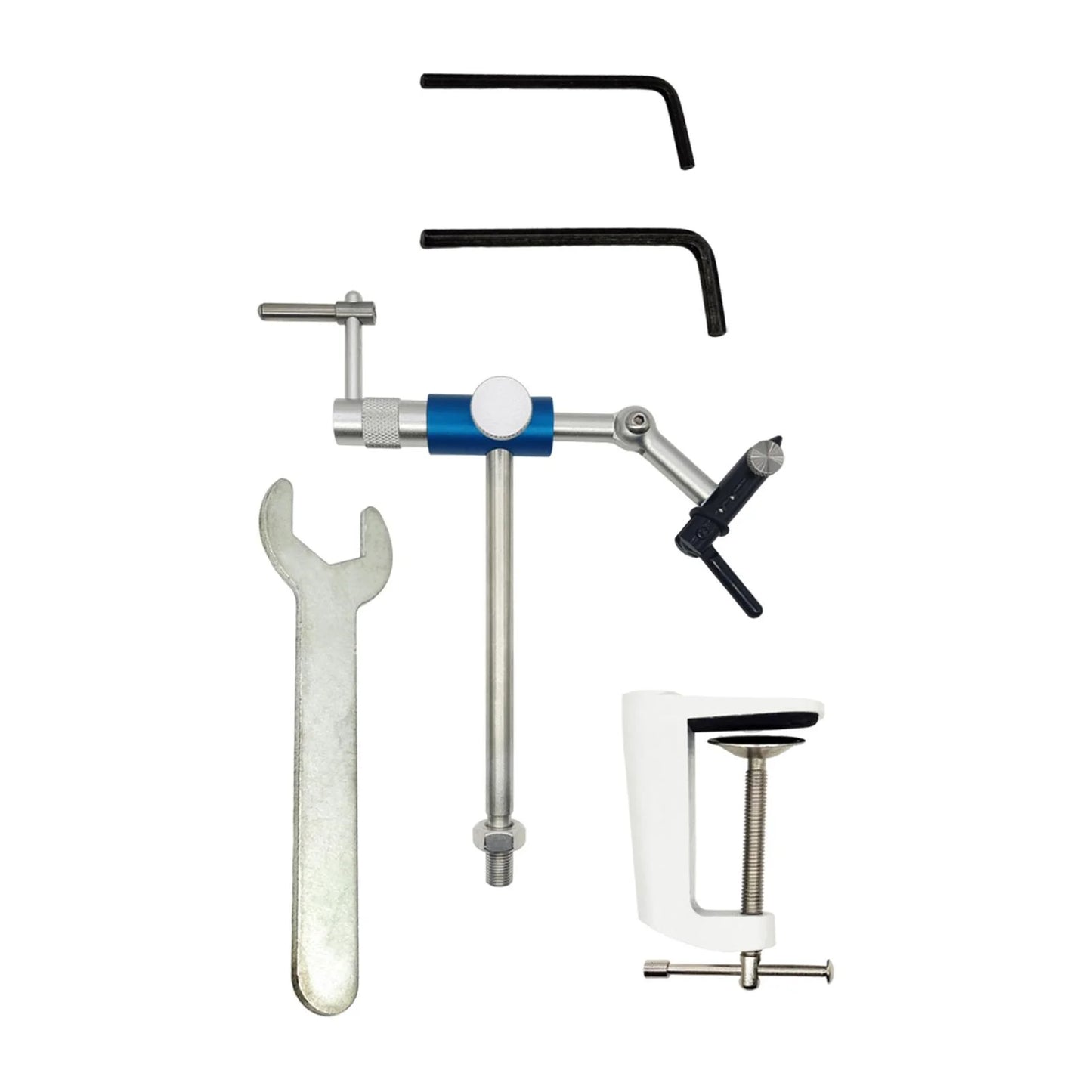 Rotary Fly Tying Vise with 360 Degree Rotation and Steel Hardened Jaw U455