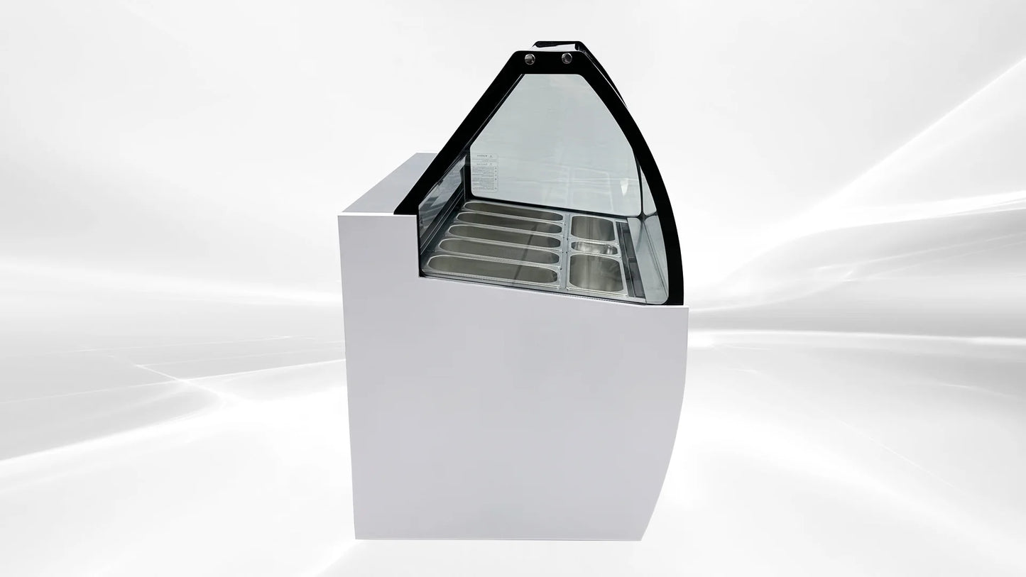 Gelato Dipping Cabinet Cooler 7 Pan DW-7R H1544