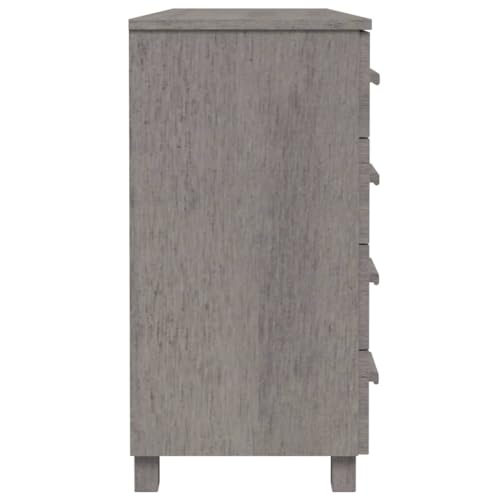 Buffets & Sideboards Sideboard Light Gray Solid Wood Pine N4247