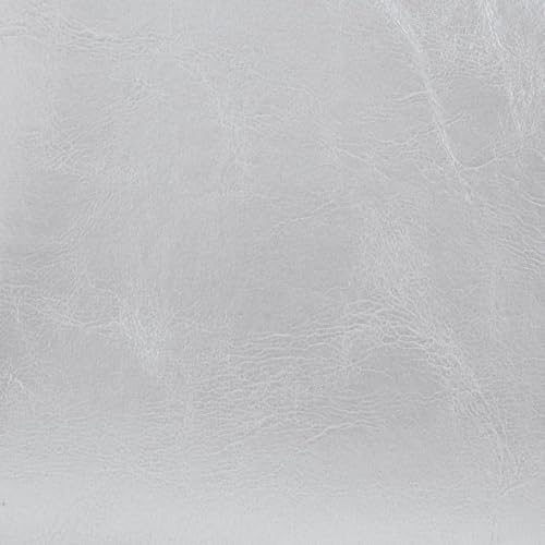 Silver Faux Leather Tub Chair with Footstool A72439