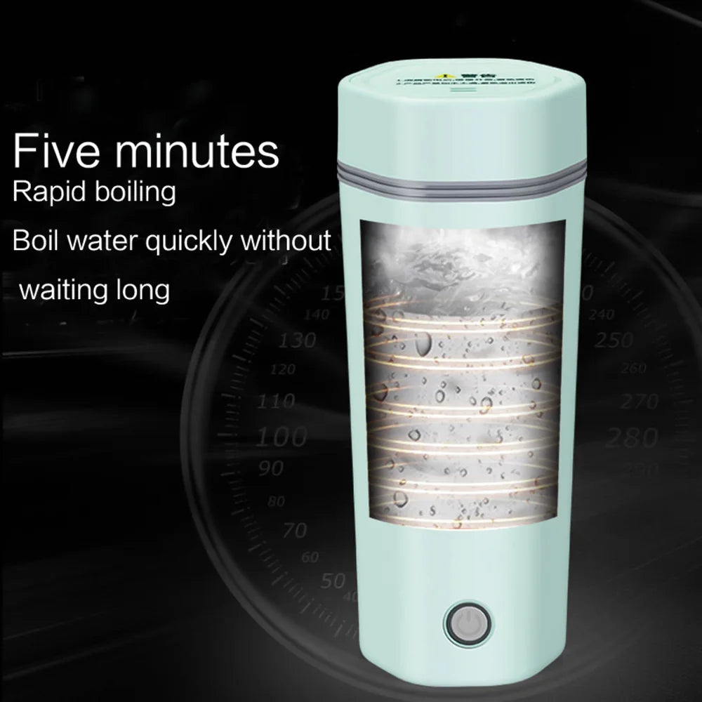 Portable Electric Kettle 350ML Stainless Steel Travel Tea Coffee B81674