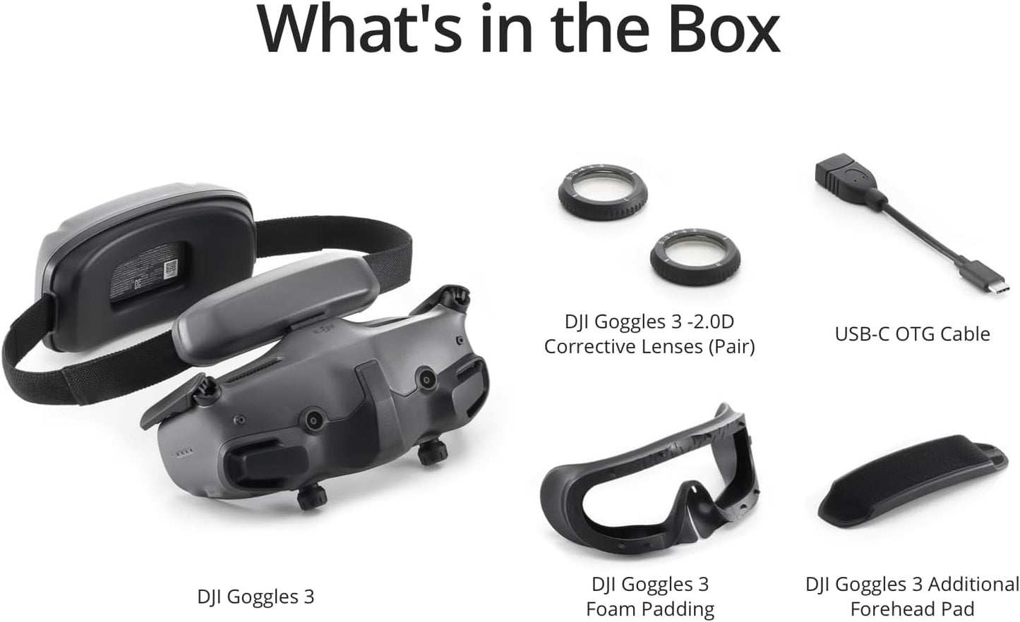 DJI Goggles 3 FPV Drone Goggles with Micro-OLED Screens and O4 HD Video Transmission I758
