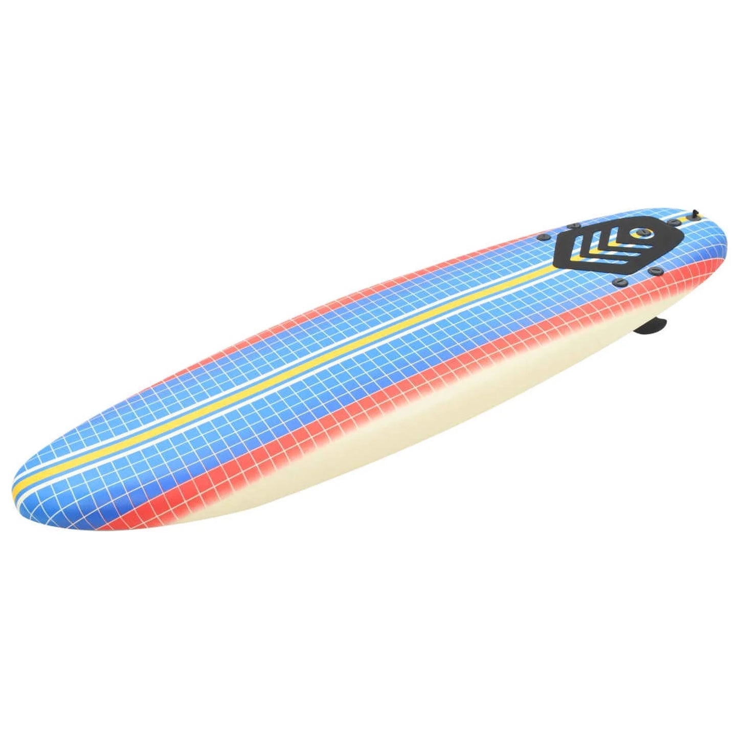 moobody Surfboard with Leash and Plastic Fins for Beginners Z804068