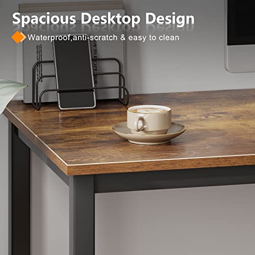 31 Inch Small Computer Desk with Black Metal Frame X86162