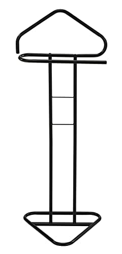 Kings Brand Furniture Kalblins Metal Wardrobe Valet Rack Stand, Black B354