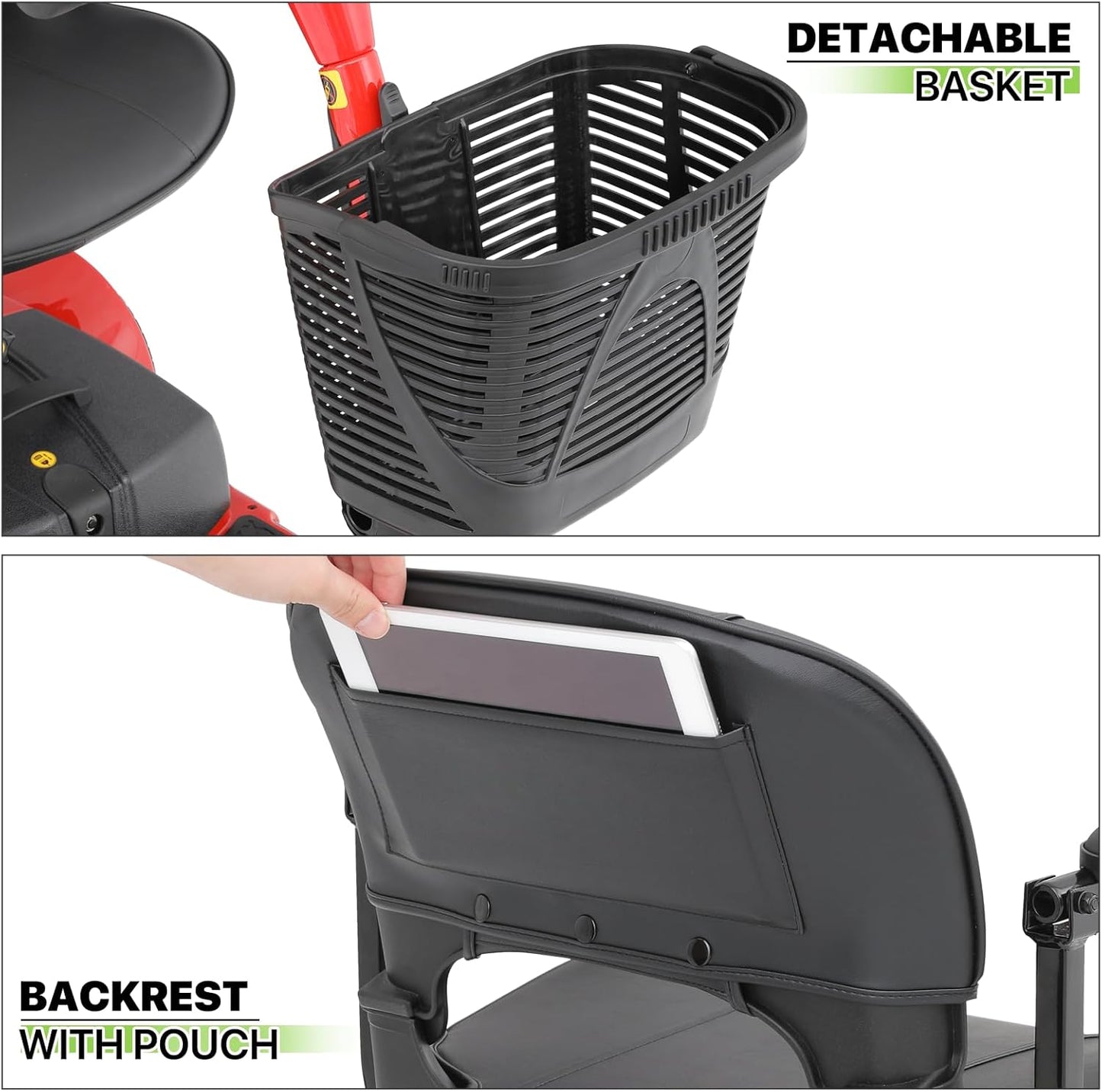 Magshion 3-Wheel Folding Mobility Scooter for Adults S71968