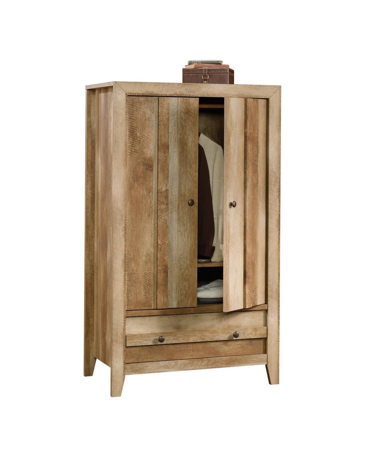 Sauder Dakota Pass Craftsman Oak Armoire V8019