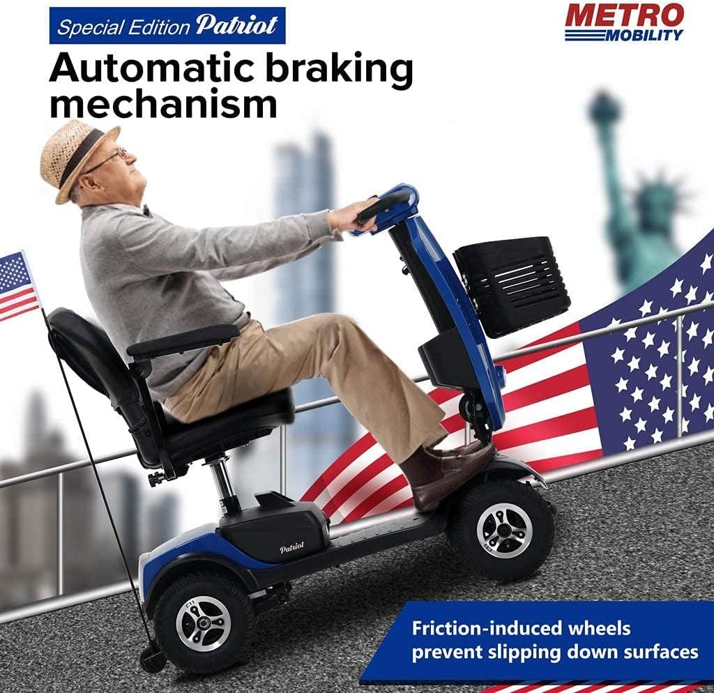 PATRIOT 4 Wheel Folding Mobility Scooter Y98082