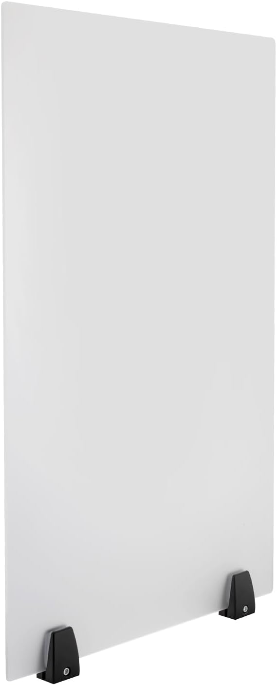 2PCS Acrylic Desk Dividers with Clamp, Dual Frosted Plexiglass Privacy Panels, 30 x 18 inch G68502
