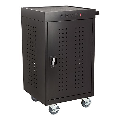 Learniture Structure Series 30-Device Mobile Charging Station for Laptops and Tablets, Black C161414