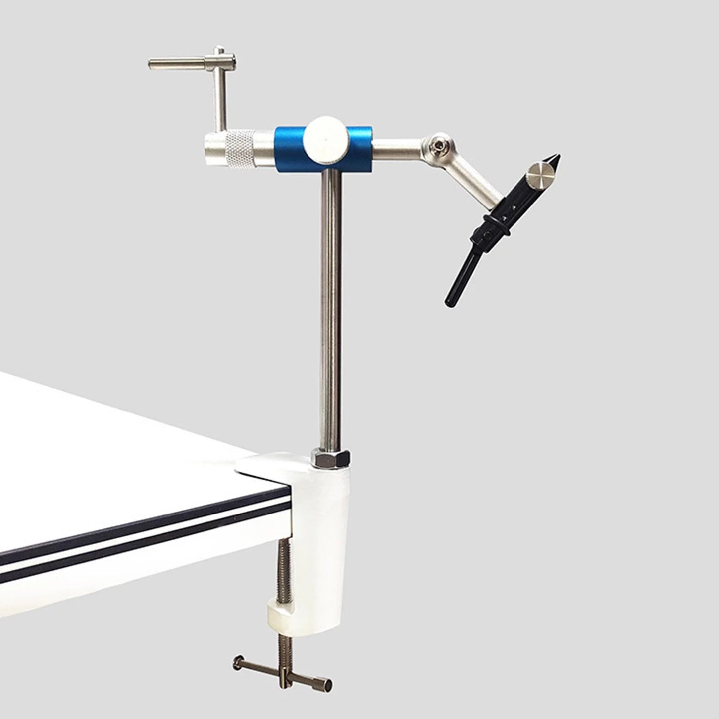Rotary Fly Tying Vise with 360 Degree Rotation and Steel Hardened Jaw U455