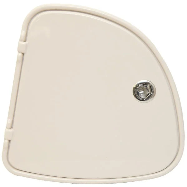 SSI Custom Plastics Boat Deck Hatch | Angled Access 19 1/4 x 19 Inch
