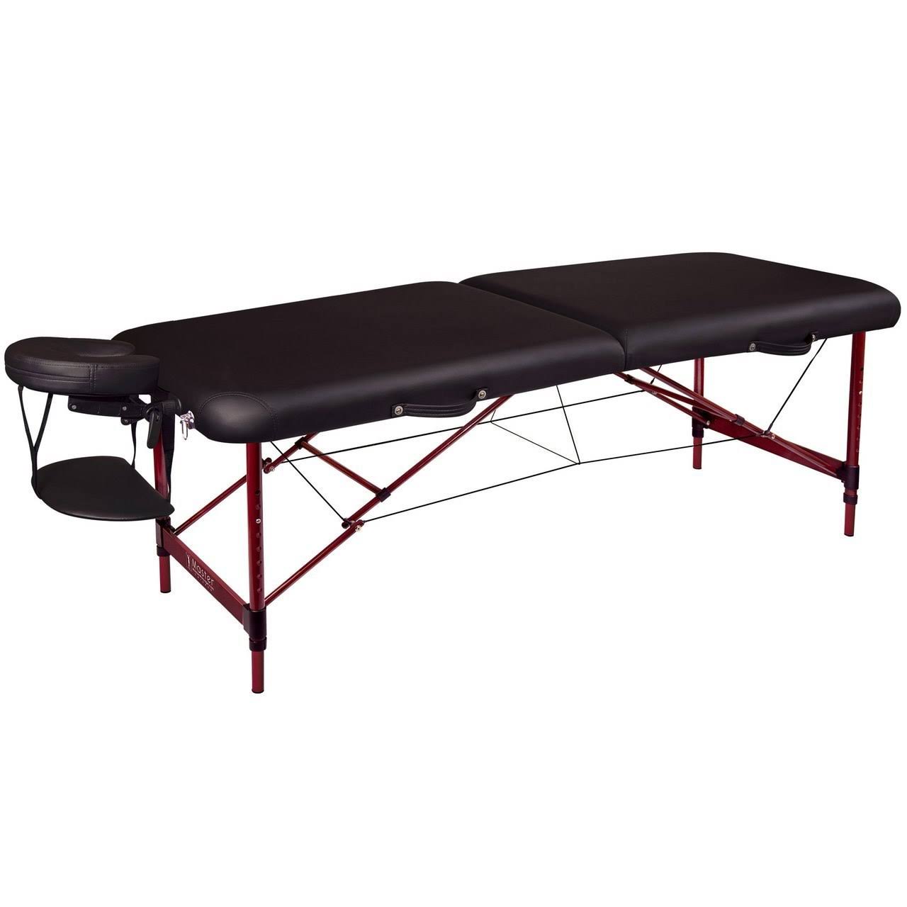 Master Massage Zephyr Lightweight Portable Table Package, Black
