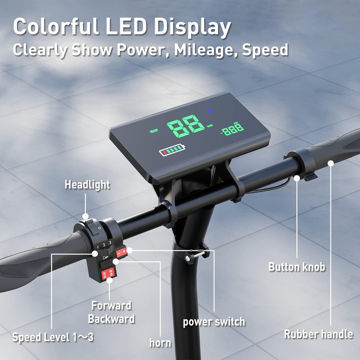Tomofree DB008 Foldable Mobility Scooter for Seniors, Black K576961