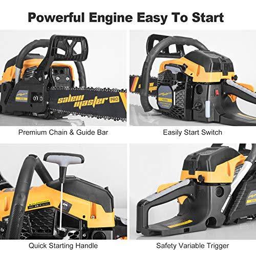 Salem Master 20 in. 62 CC 2-Cycle Gas Powered Chainsaw Y46544