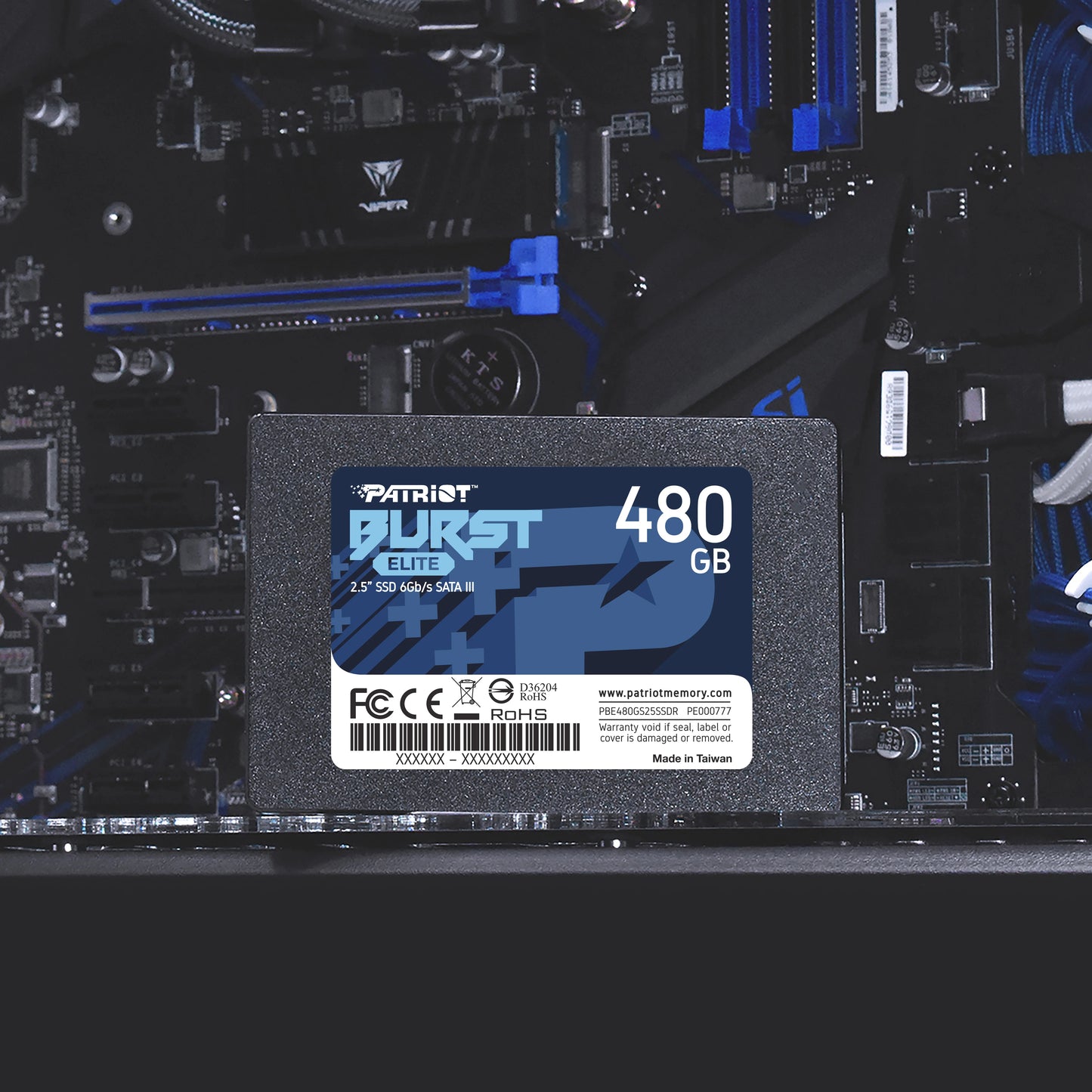Patriot Burst Elite 480GB Internal SSD SATA 3 2.5" J14496