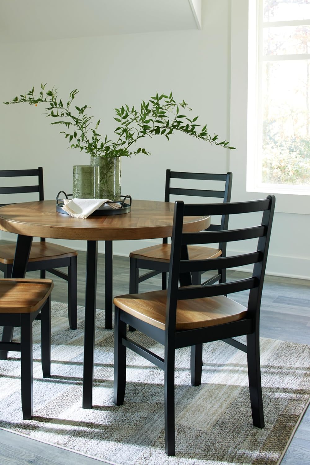 Signature Design by Ashley Blondon Dining Table and 4 Chairs, Set of 5 I35229