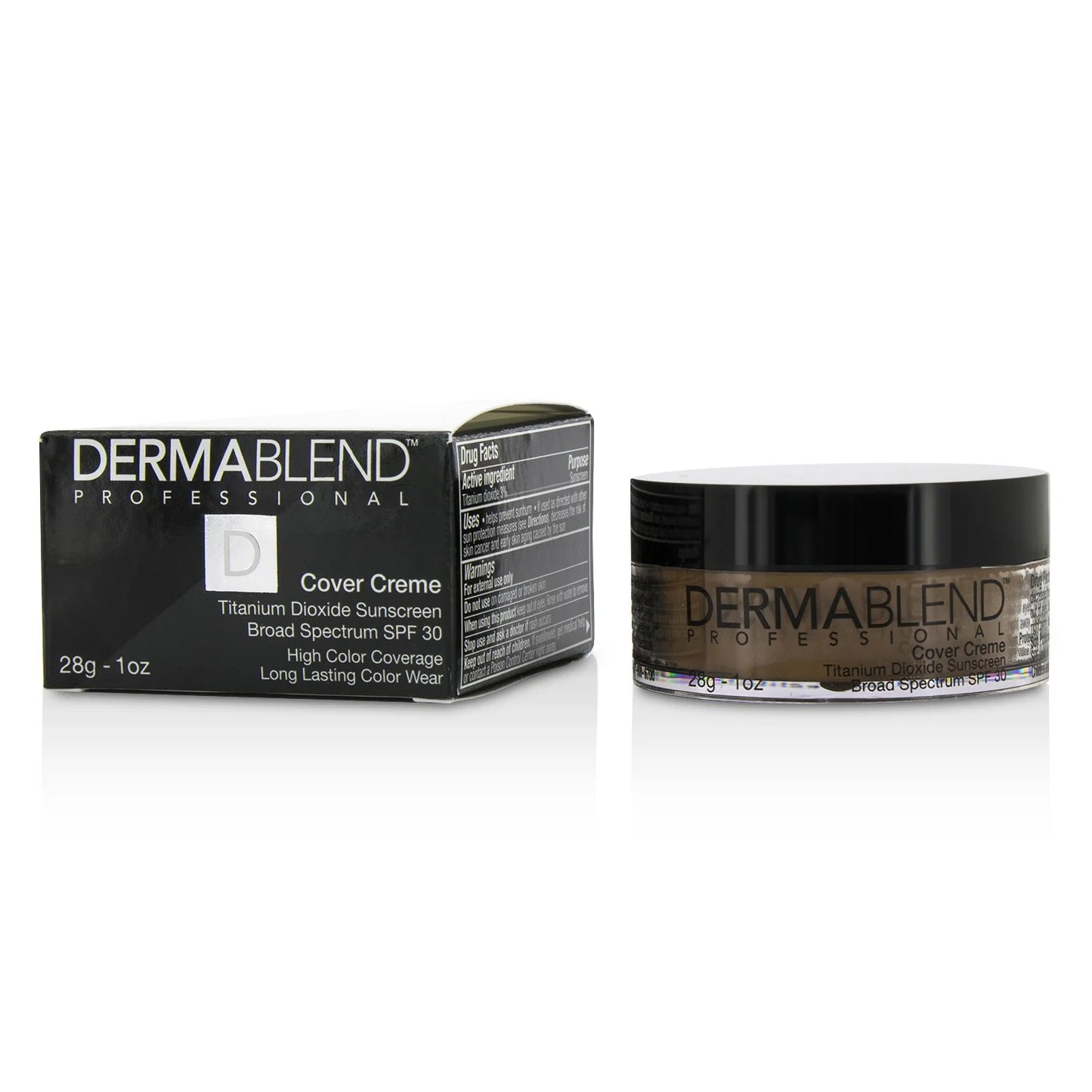 Dermablend Cover Creme Broad Spectrum SPF 30 Tawny Beige 28g R987
