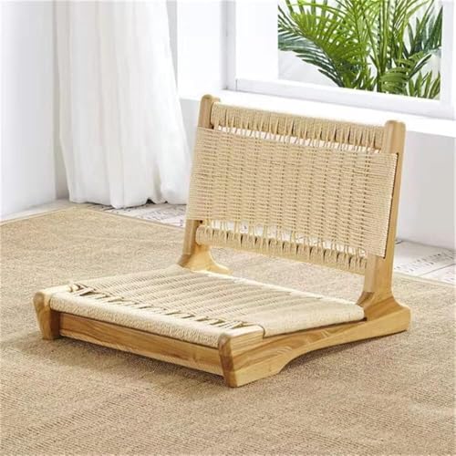 Straw Rattan Tatami Legless Chair Backrest K610415