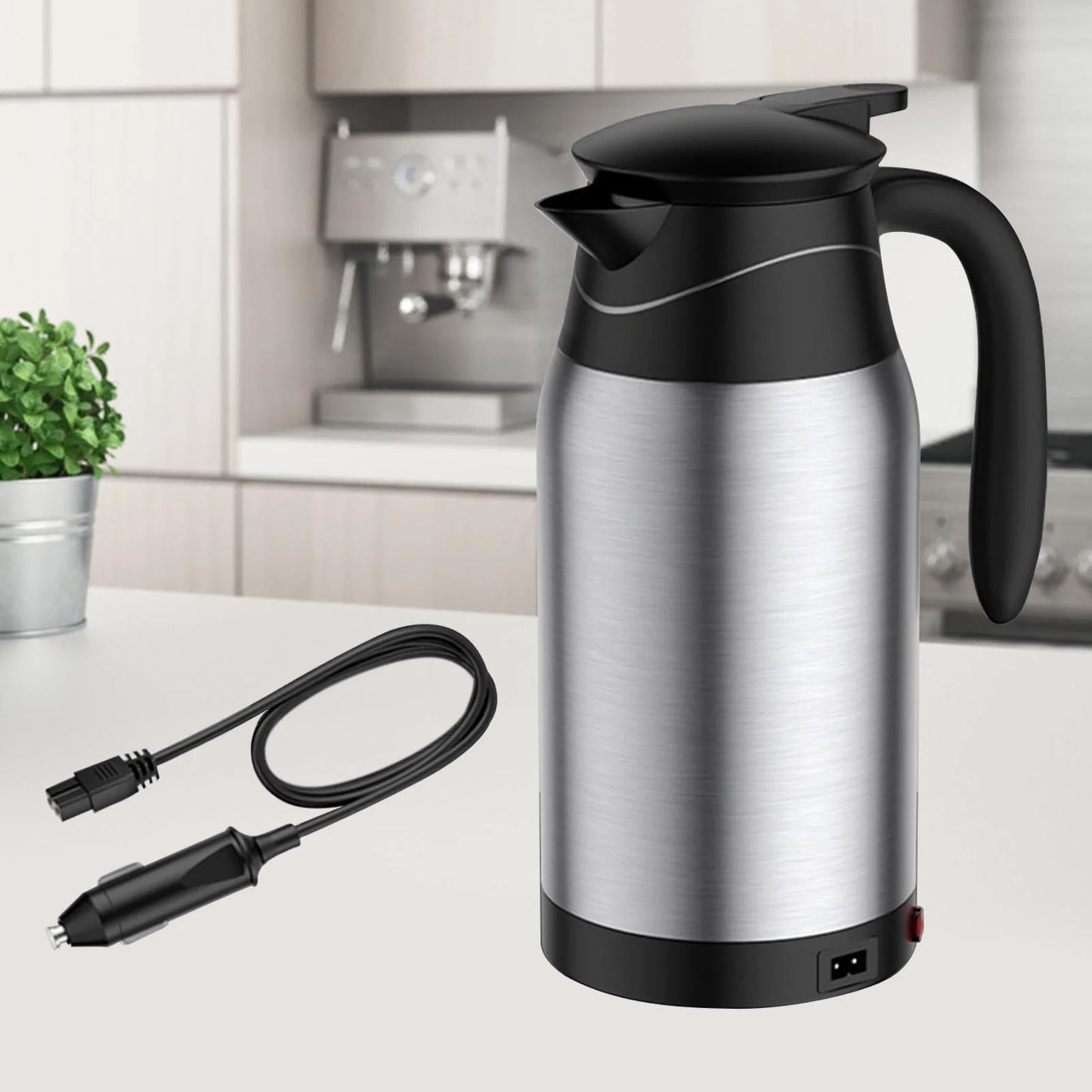 Portable Car Kettle 12V 24V 1L Heater for Travel Camping P405