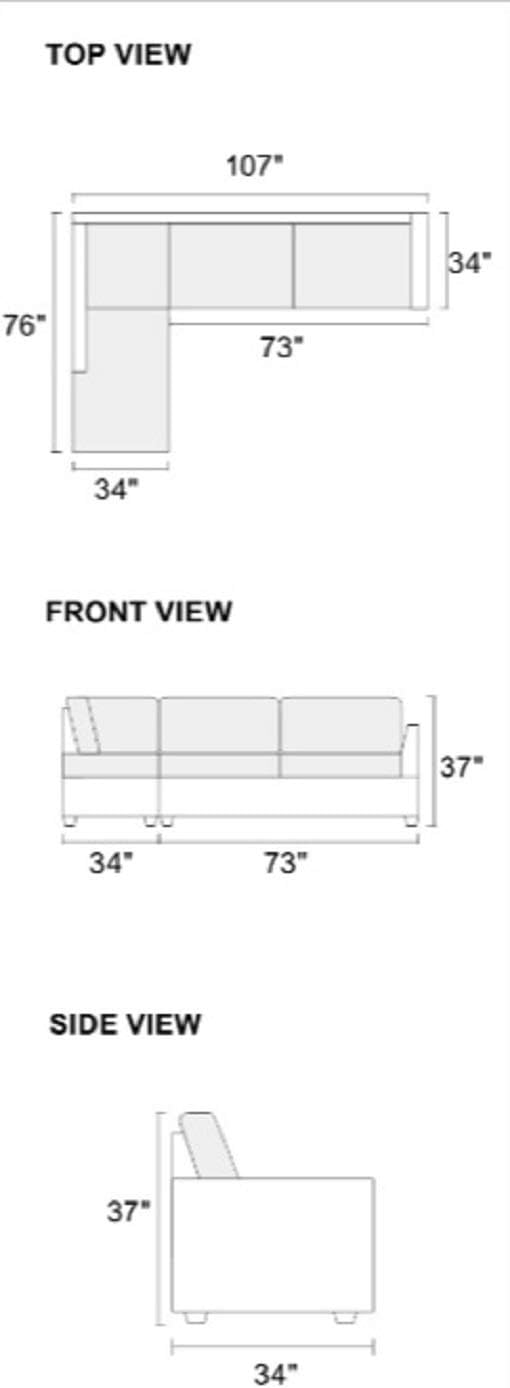 Red Velvet Sectional Sofa D28379