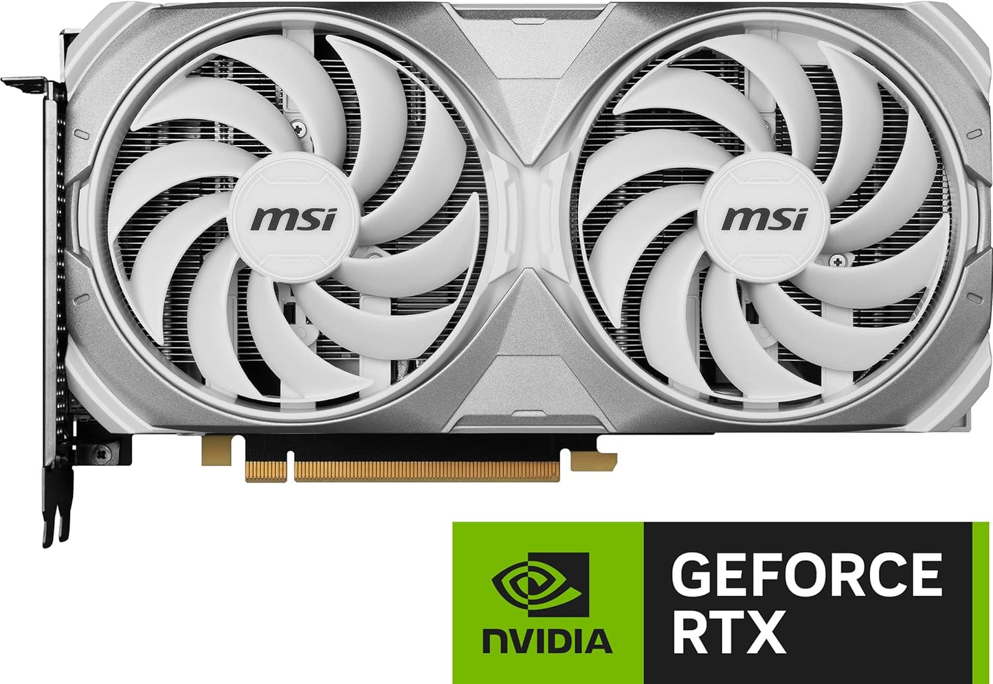 MSI Gaming GeForce RTX 4070 12GB GDRR6X 192-Bit HDMI/DP Graphics Card (RTX 4070 VENTUS 2X WHITE 12G OC) E27245