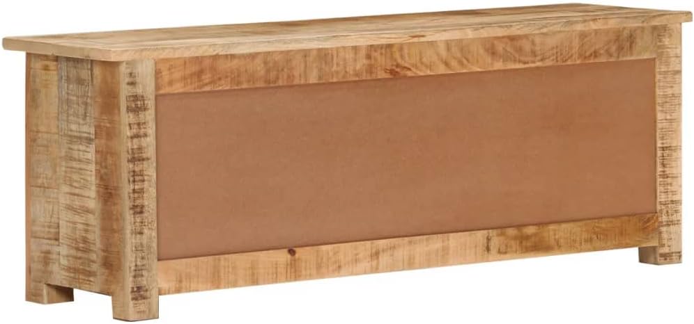 Country Farmhouse Entertainment Center TV Stand, Mango Wood F68253