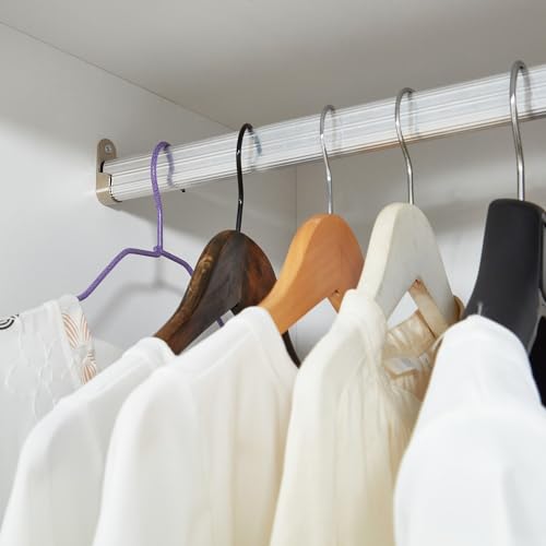 White Wood Closet Cabinet with Doors for Bedroom Y530863