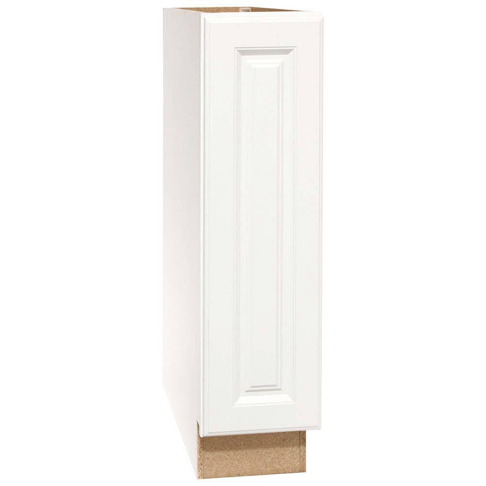 Hampton Bay 9x34.5x24 in. Hampton Base Cabinet in Satin White