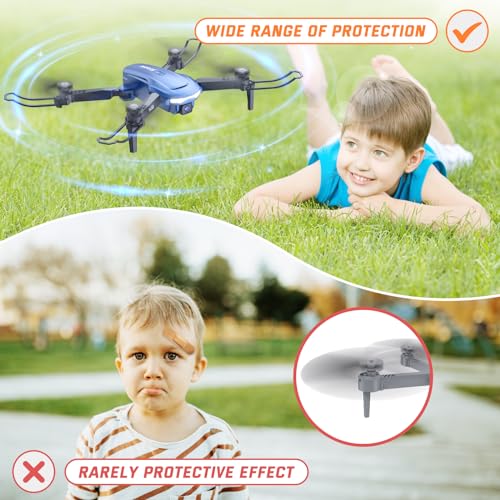 S450 FPV Drone with 1080P Camera for Kids, Mini Foldable RC Quadcopter X918