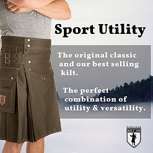 Damn Near Kilt 'Em Men's Sport Utility Kilt C696