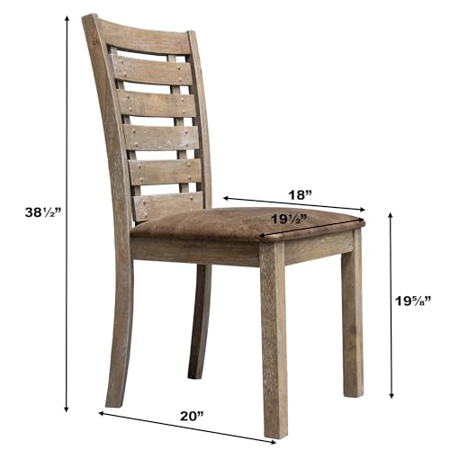 Dolonm Square Dining Table, Farmhouse Rustic Look, Light Brown M2473