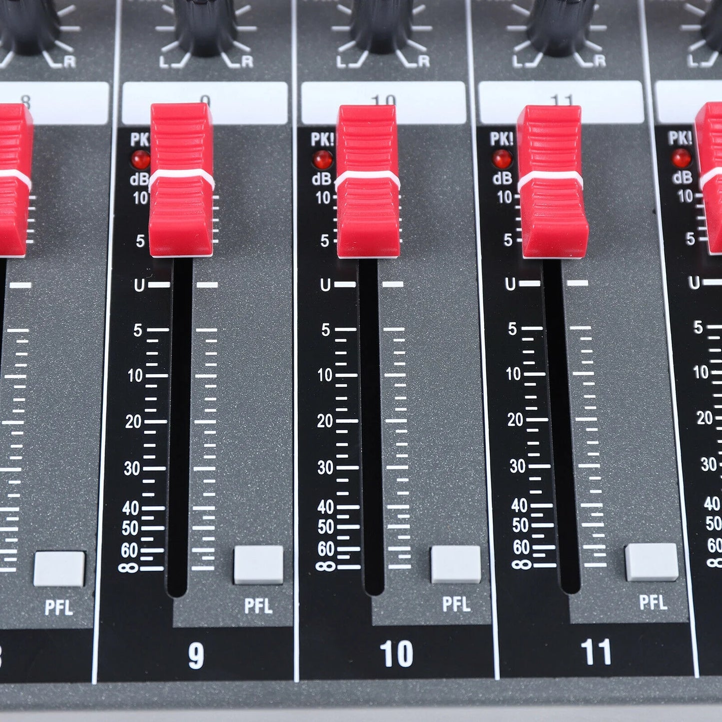 Fichiouy Pro 12-Channel Audio Mixer with Bluetooth and USB W92087