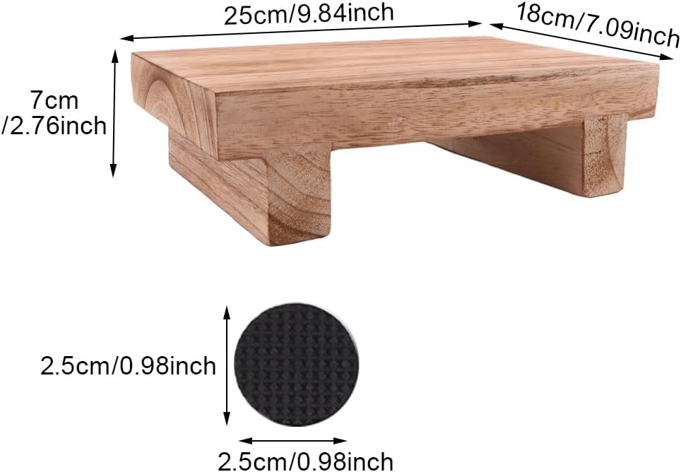 Wood Step Stool for Kids, Bathroom and Kitchen K401