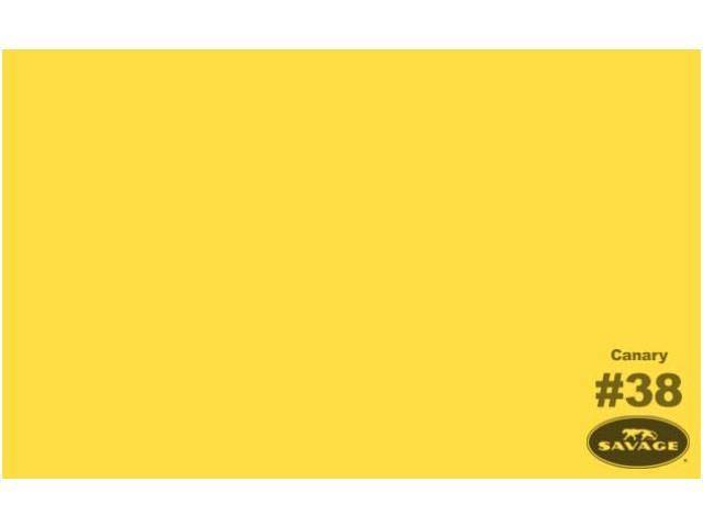 Savage Seamless Background Paper, Canary Yellow O4686