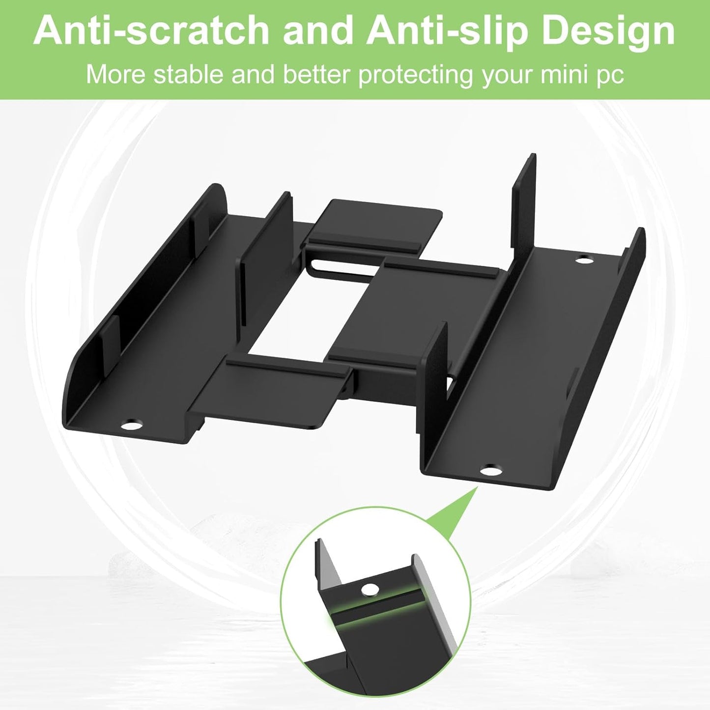 Universal Mini PC Desk Stand for Dell HP Lenovo Adjustable Vertical Holder V5694