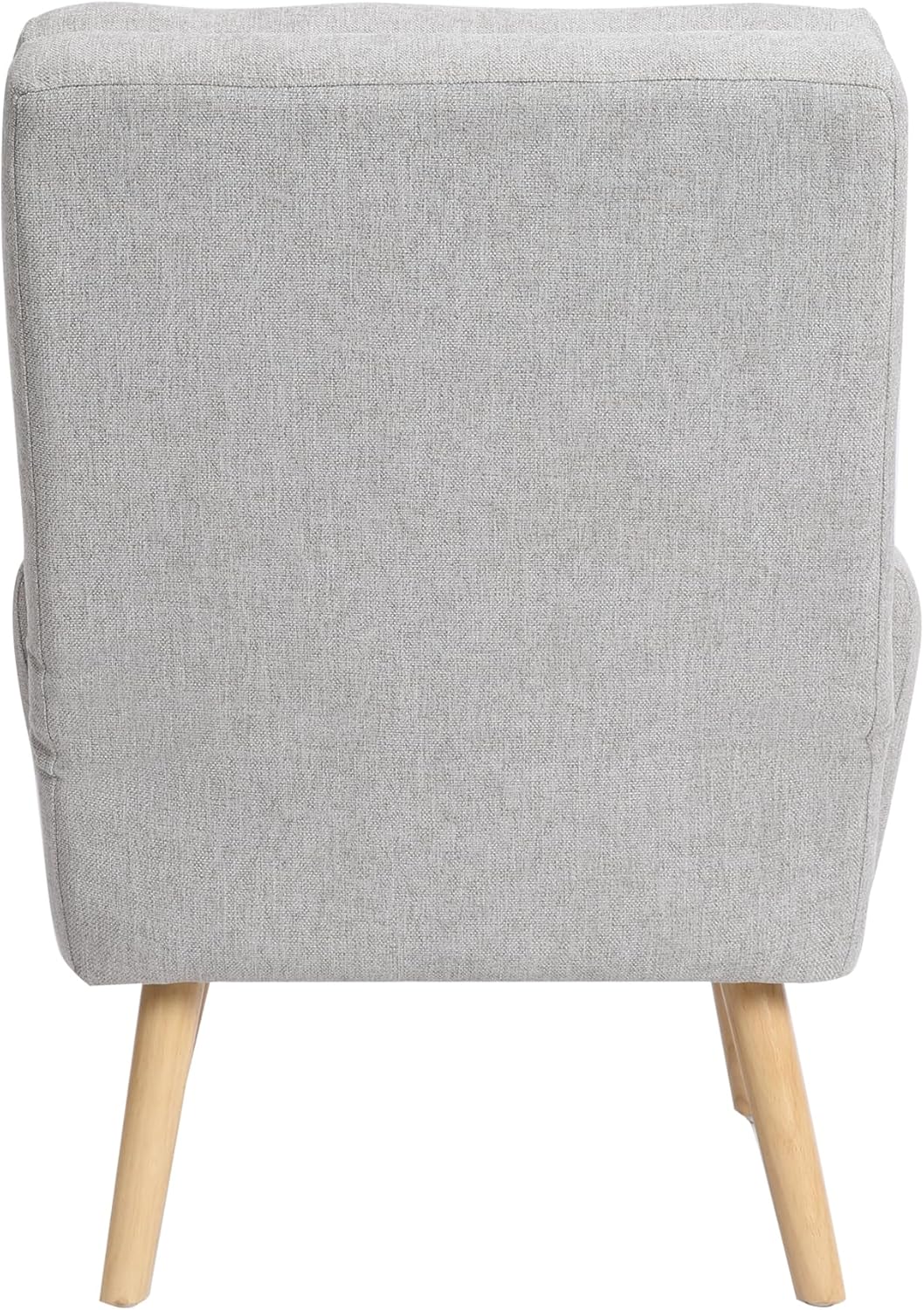 ComfyCozy Decorative Chair Set with Footstool, Adjustable Backrest, Wooden Legs A252