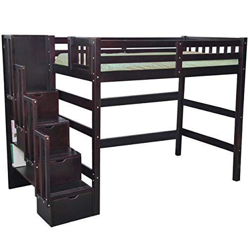 Twin Loft Bed with Storage B597586