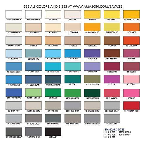 Savage Seamless Background Paper, Canary Yellow O4686