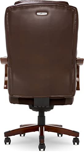 La-Z-Boy Delano Big & Tall Executive Office Chair, Bonded Leather, Black X71543