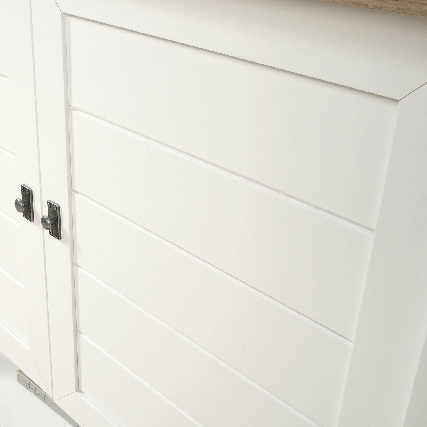Sauder Cottage Road Storage Cabinet Soft White L6435