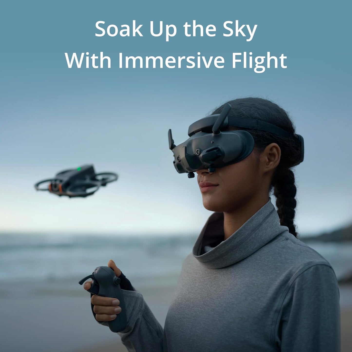 DJI Goggles 3 FPV Drone Goggles with Micro-OLED Screens and O4 HD Video Transmission I758