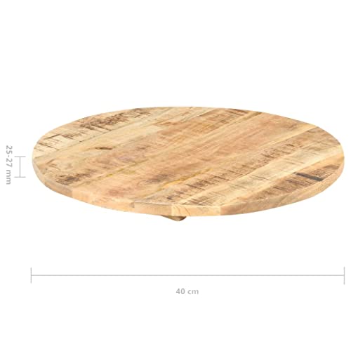 Solid Reclaimed Wood Round Table Top 15.7" X45241