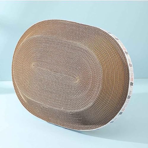 Cat Scratcher Cardboard Corrugated Scratching Board with Bowl B792