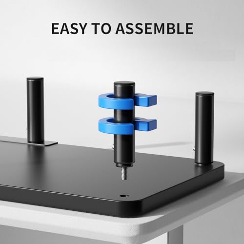 Wooden Monitor Stand Riser with Drawer, Height Adjustable, Black E484352