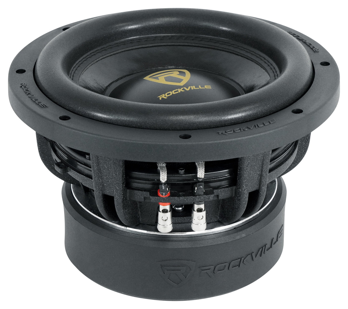 Rockville W10K9D2 V3 10" Car Subwoofer DVC 2-Ohm L9864